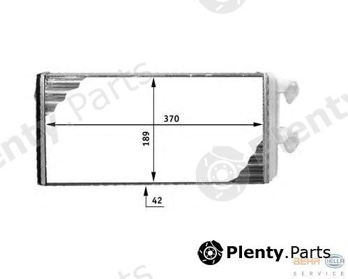  HELLA part 8FH351312-501 (8FH351312501) Heat Exchanger, interior heating