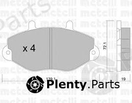  METELLI part 2201950 Brake Pad Set, disc brake