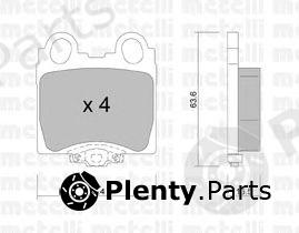  METELLI part 2207580 Brake Pad Set, disc brake