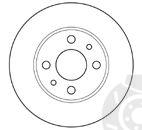  MAPCO part 15033 Brake Disc