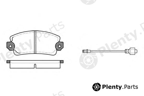  ROADHOUSE part 202512 Brake Pad Set, disc brake