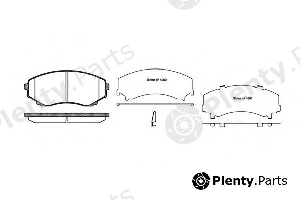  ROADHOUSE part 239722 Brake Pad Set, disc brake
