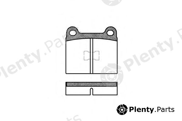  REMSA part 0017.20 (001720) Brake Pad Set, disc brake