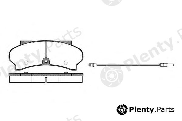  REMSA part 0026.12 (002612) Brake Pad Set, disc brake