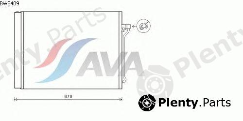  AVA QUALITY COOLING part BW5409 Condenser, air conditioning