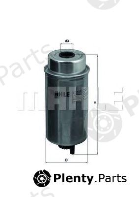  MAHLE ORIGINAL part KC227 Fuel filter