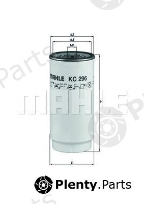  MAHLE ORIGINAL part KC296D Fuel filter