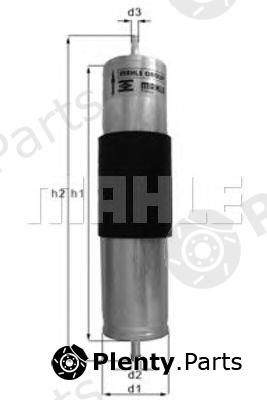  MAHLE ORIGINAL part KL473 Fuel filter