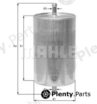  MAHLE ORIGINAL part KL24/1 (KL241) Fuel filter