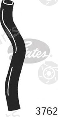  GATES part 3762 Radiator Hose