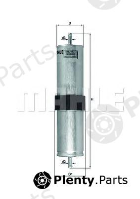  KNECHT part KL477 Fuel filter