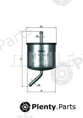  KNECHT part KL302 Fuel filter