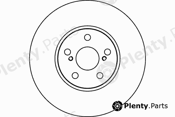  TEXTAR part 92126403 Brake Disc