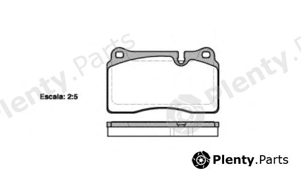  ROADHOUSE part 2120010 Brake Pad Set, disc brake