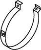  DINEX part 49857 Holding Bracket, silencer