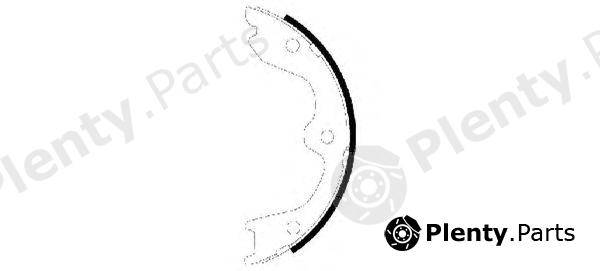  TEXTAR part 91065900 Brake Shoe Set, parking brake