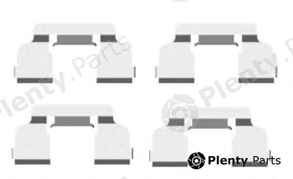  TEXTAR part 82508200 Accessory Kit, disc brake pads