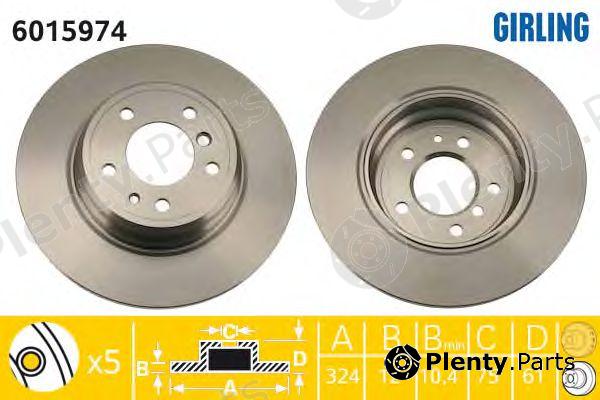  GIRLING part 6015974 Brake Disc