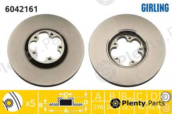  GIRLING part 6042161 Brake Disc