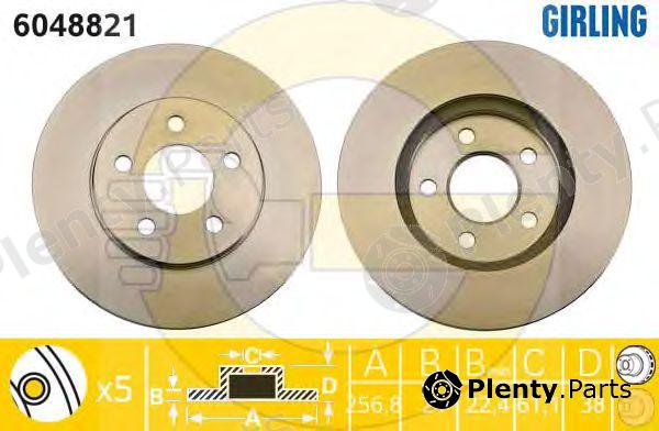  GIRLING part 6048821 Brake Disc
