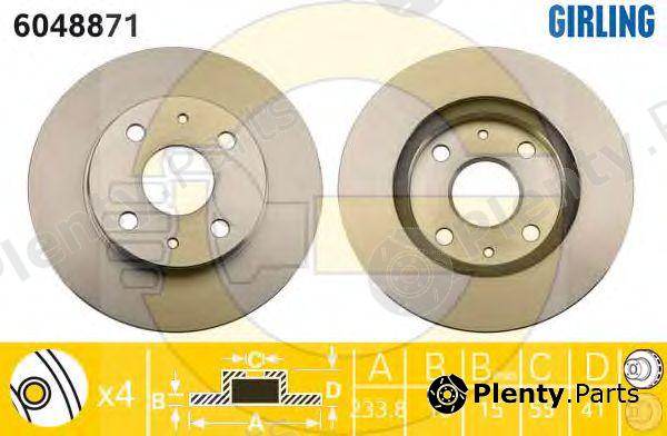  GIRLING part 6048871 Brake Disc