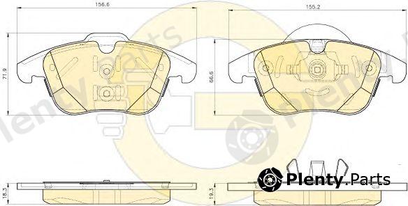  GIRLING part 6119252 Brake Pad Set, disc brake