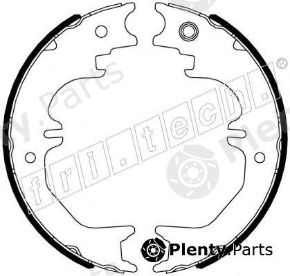 fri.tech. part 1115.329 (1115329) Brake Shoe Set, parking brake