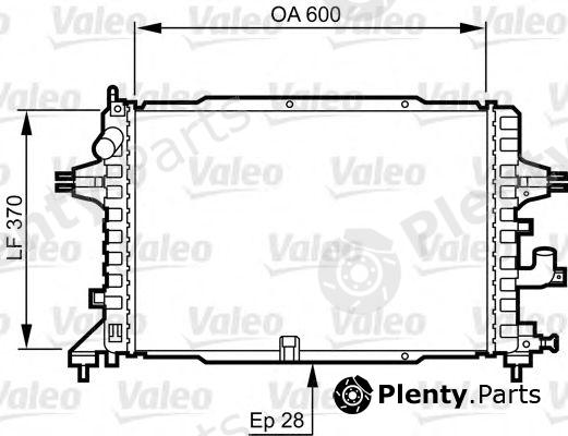  VALEO part 734380 Radiator, engine cooling