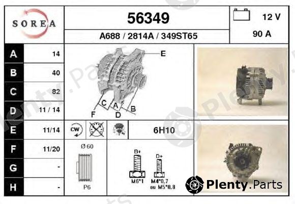  EAI part 56349 Alternator