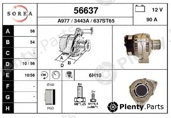  EAI part 56637 Alternator