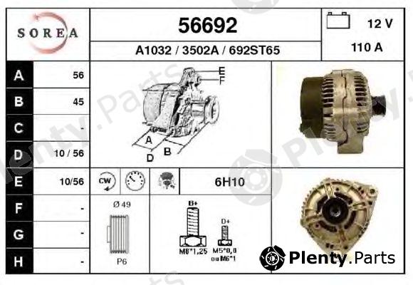  EAI part 56692 Alternator