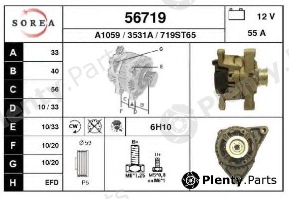  EAI part 56719 Alternator