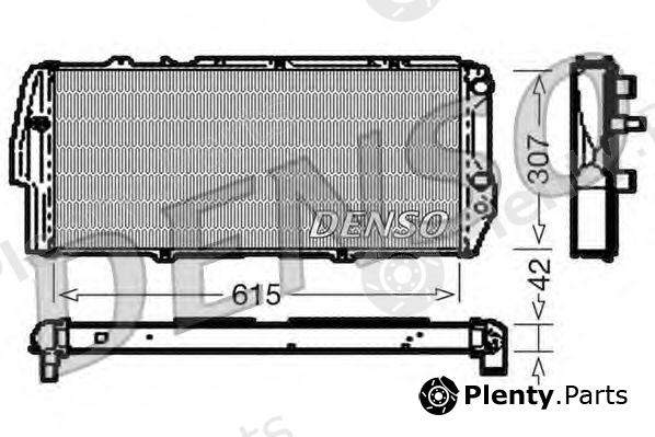  DENSO part DRM02040 Radiator, engine cooling