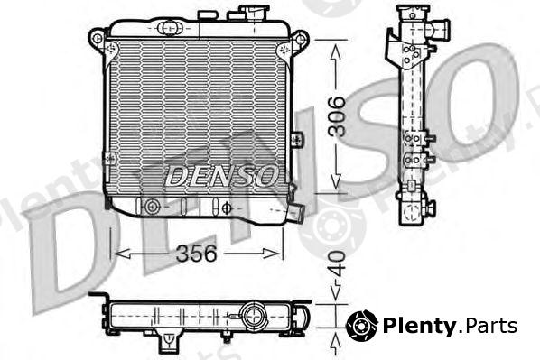  DENSO part DRM09003 Radiator, engine cooling