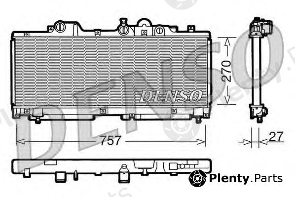  DENSO part DRM09091 Radiator, engine cooling