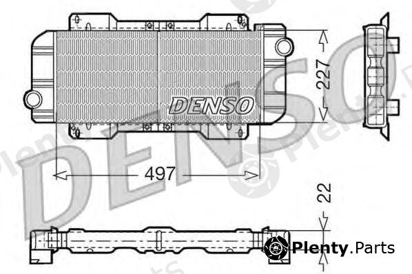  DENSO part DRM10019 Radiator, engine cooling
