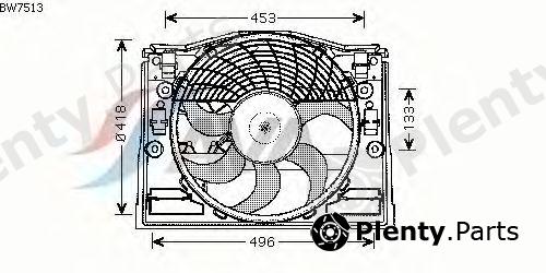  AVA QUALITY COOLING part BW7513 Fan, radiator