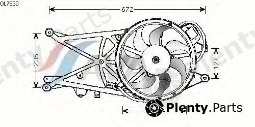  AVA QUALITY COOLING part OL7530 Fan, radiator