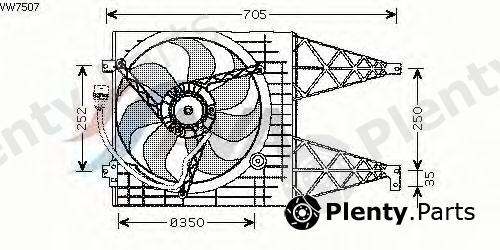  AVA QUALITY COOLING part VW7507 Fan, radiator
