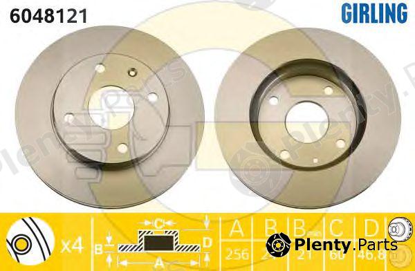  GIRLING part 6048121 Brake Disc