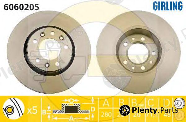  GIRLING part 6060205 Brake Disc