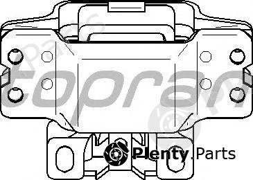  TOPRAN part 110128 Mounting, manual transmission