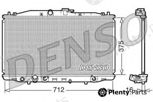  DENSO part DRM40022 Radiator, engine cooling