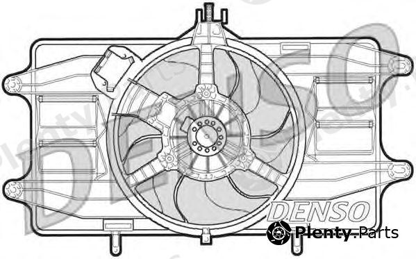  DENSO part DER09021 Fan, radiator