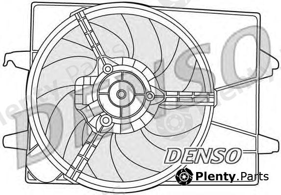  DENSO part DER10003 Fan, radiator