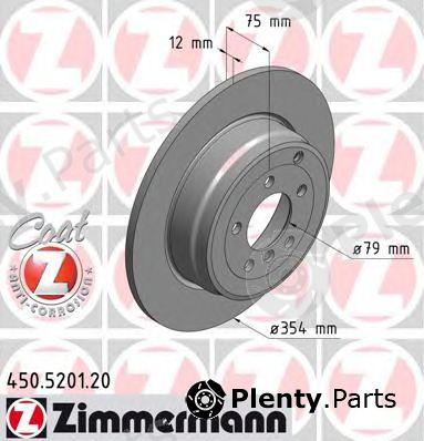  ZIMMERMANN part 450.5201.20 (450520120) Brake Disc