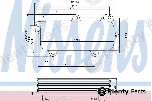  NISSENS part 90684 Oil Cooler, engine oil