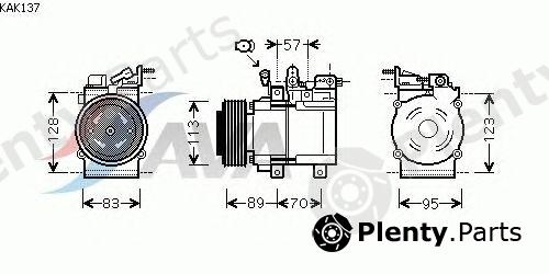  AVA QUALITY COOLING part KAK137 Compressor, air conditioning