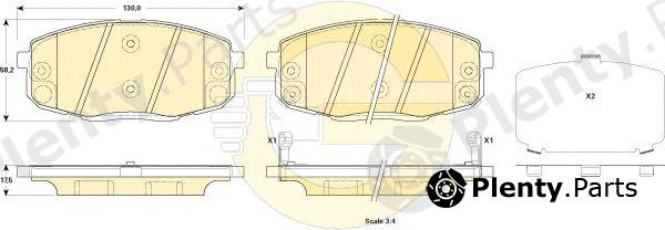  GIRLING part 6135239 Brake Pad Set, disc brake