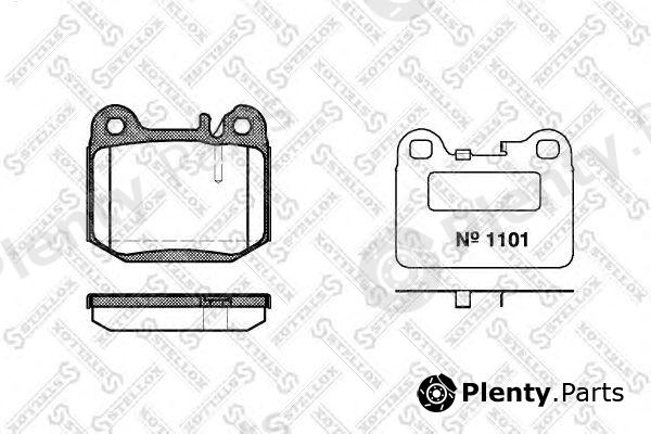  STELLOX part 025040B-SX (025040BSX) Brake Pad Set, disc brake